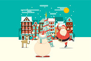 Dutch & Belgian-like houses set, an Illustration by Grafvish (Thumbnail 6 of 7)