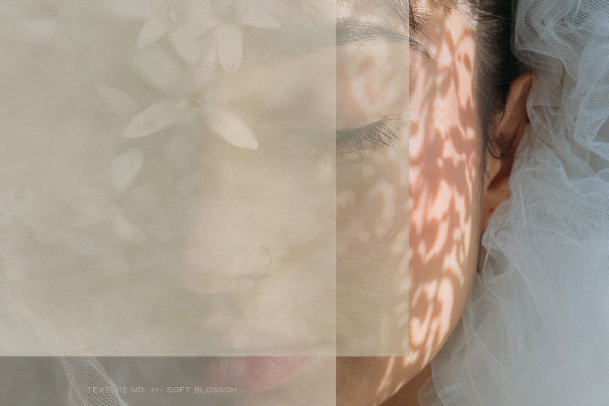 Soft Vellum Floral Paper Textures, a Background Graphic by Laras Wonderland (Photo 4 of 11)
