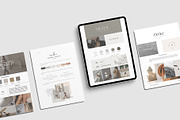 iPad Screen Website Mockup, an iPad Mockup by graphicpages (Thumbnail 8 of 9)