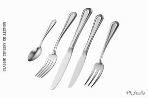 Classic Cutlery Set 5 Pieces