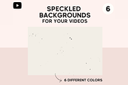 Animated Speckled Backgrounds Videos, a Decorative Illustration by Mstvisuals (Thumbnail 1 of 5)