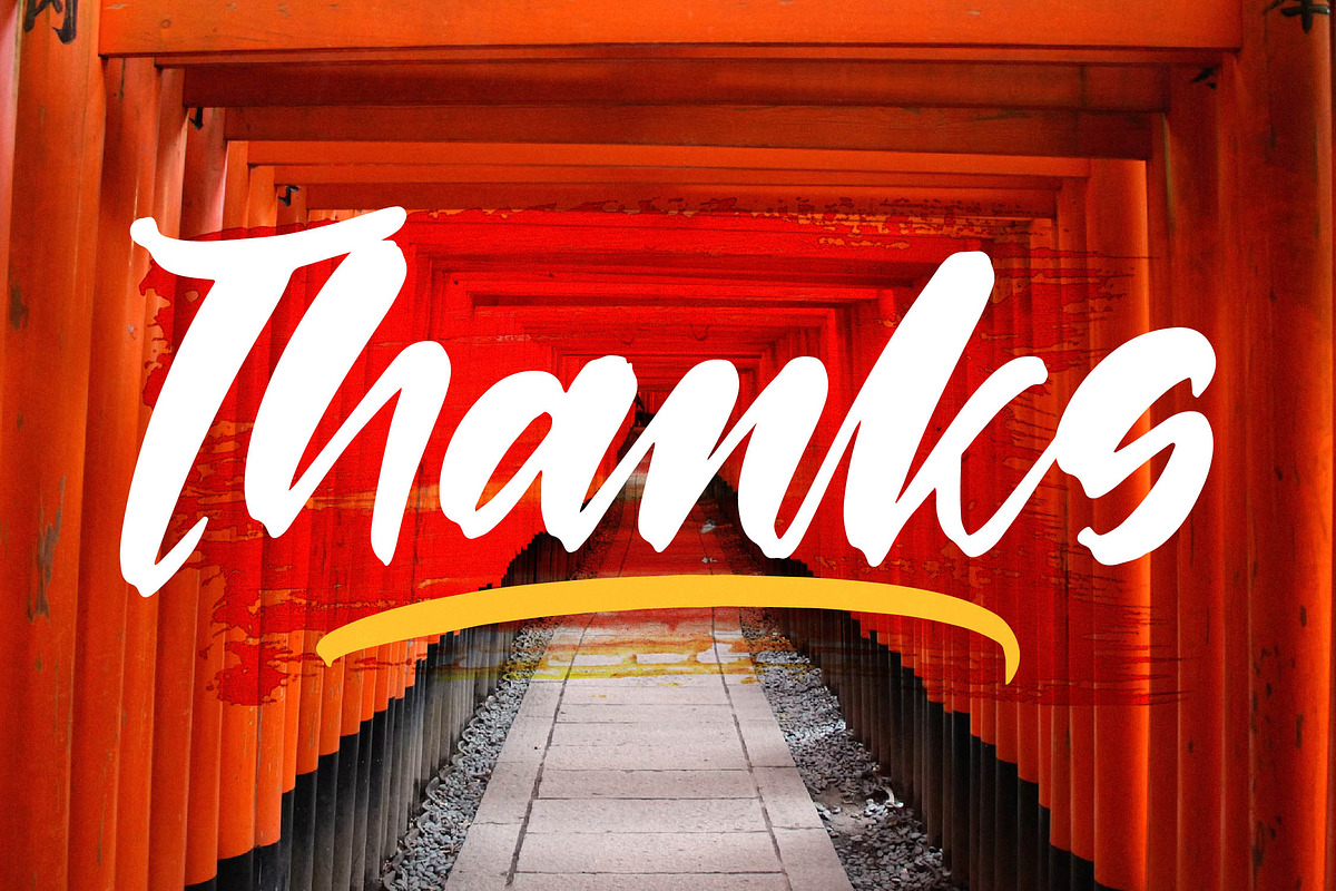 Shinobi Morning Bold Calligraphy, a Script Font by stylishtype.co (Photo 20 of 20)