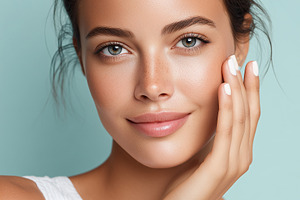 Young woman with radiant skin, a Beauty & Fashion Photo by MistyDay