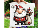 Whimsical Christmas Santa Clipart, an Illustration by OK Design (Thumbnail 4 of 6)