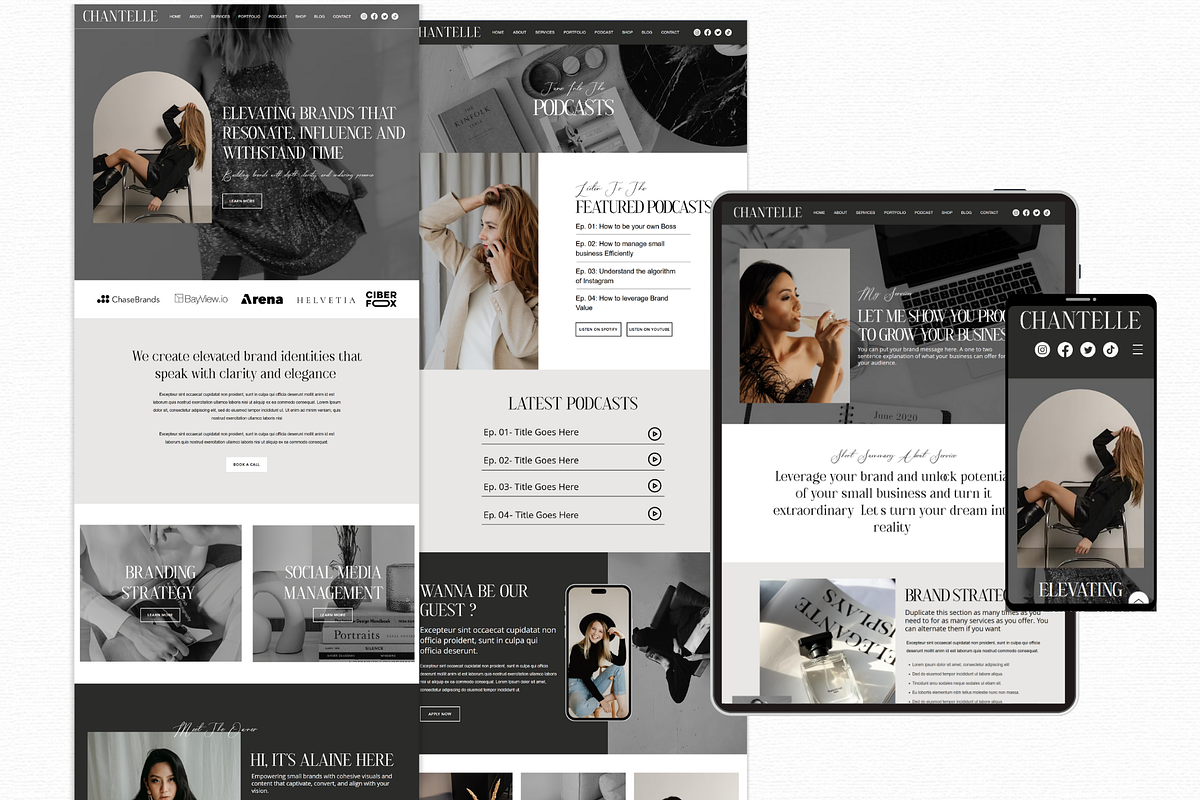 Premium Life Coach Wix Template, a Wix Template by AdvertFox (Photo 2 of 10)