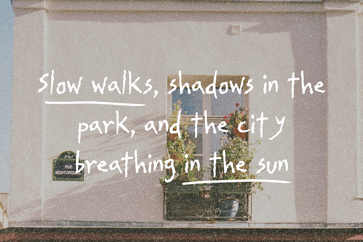 Cezanne Scribbles Inky Display Font, a Handwritten Font by Nonceni (Photo 3 of 11)