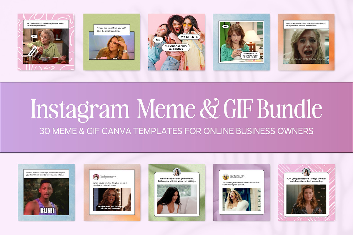 Canva Instagram Meme & GIF Templates, a Social Media Template by Fallon Gerst (Photo 11 of 11)