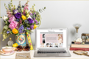 Purple & Vintage Macbook Mockup #21, a Mac Mockup by MMStyledStock (Thumbnail 2 of 2)