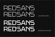 Redsans, a Sans Serif Font by 24Design Studios (Thumbnail 3 of 6)