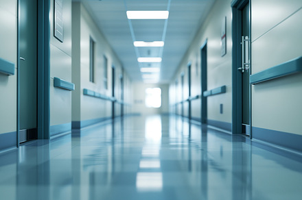 Empty hospital hall., a Health & Medical Photo by MistyDay