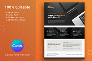 Corporate Flyer Canva, a Flyer Template by DesignDevisers (Thumbnail 5 of 8)
