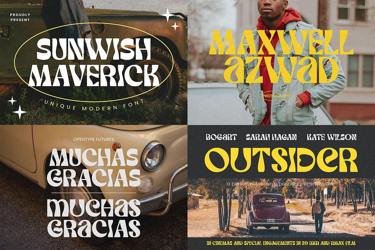 Font Bundle - Year End Sale! 95% OFF, a Font by Arterfak Project (Photo 2 of 16)