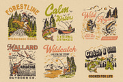 40 Outdoor Illustrations + Font use, an Object Illustration by Southerntown (Thumbnail 5 of 10)