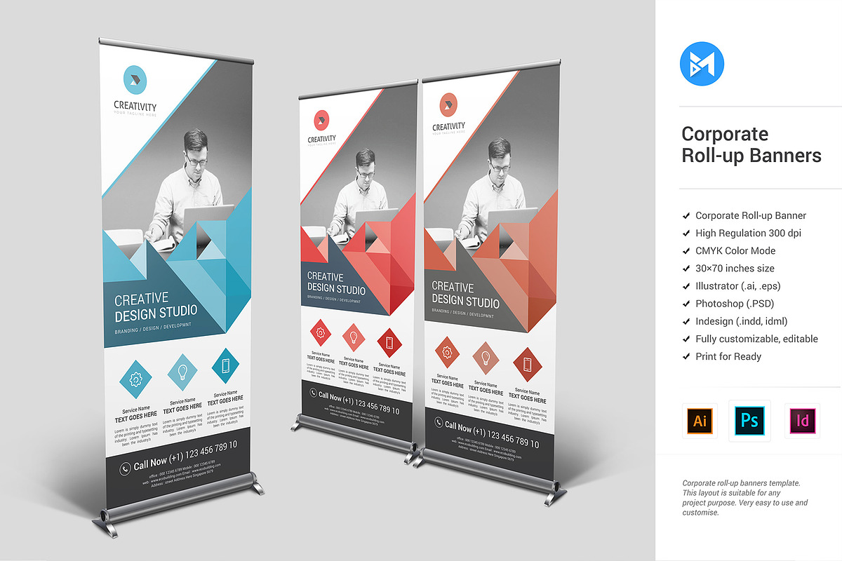 Roll-Up Banner Bundle, a Brochure Template by Brochure-Market (Photo 13 of 13)