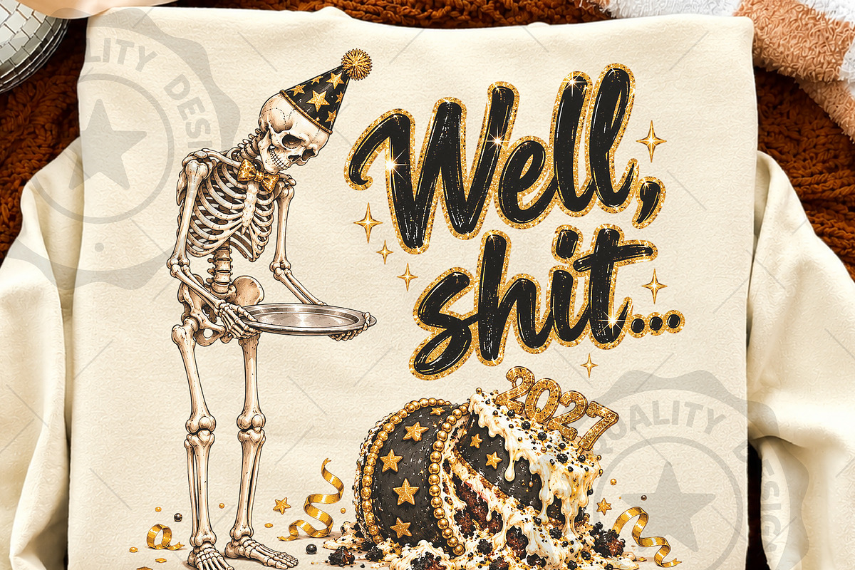 New Year 2027 PNG Sublimation Bundle, a Seasonal Illustration by OK Design (Photo 6 of 6)