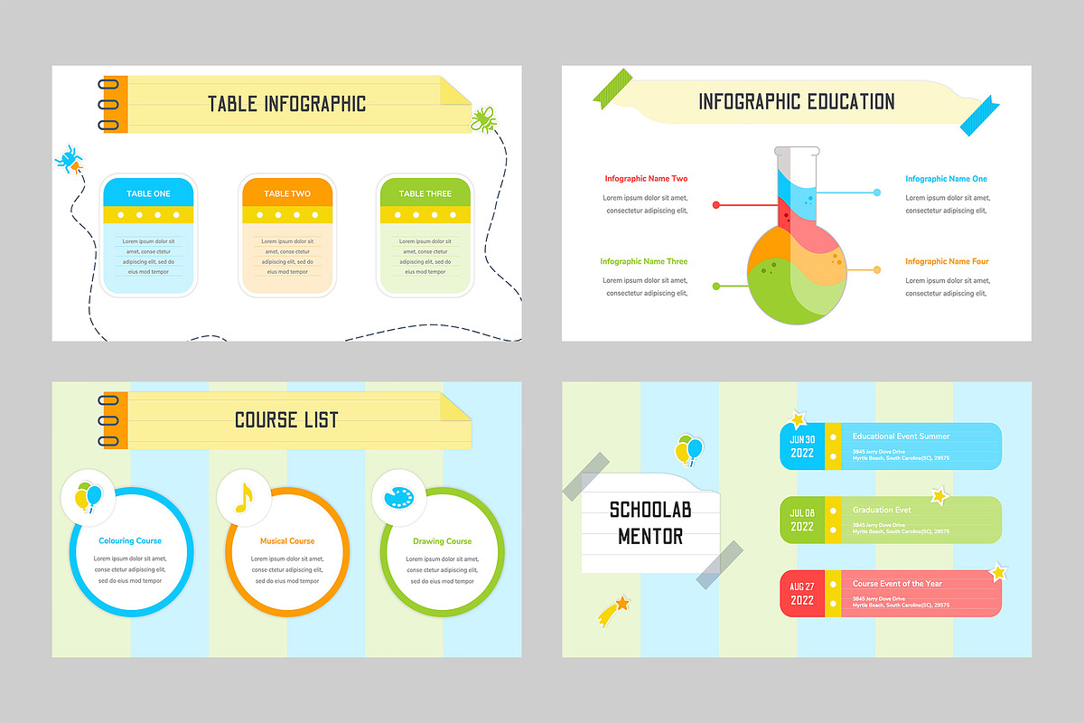 Schoolab - Presentation Template, a Presentation Template by TMint Creative