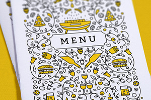 Menu for premium restaurants
