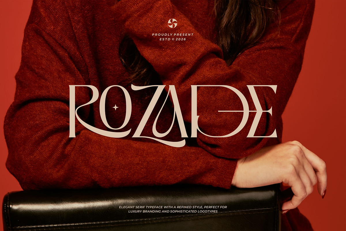 Rozade || Elegant Serif Typeface, a Serif Font by Ermedia Studio (Photo 1 of 10)
