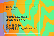 California Sunshine, a Sans Serif Font by Midnight Grim (Thumbnail 4 of 6)