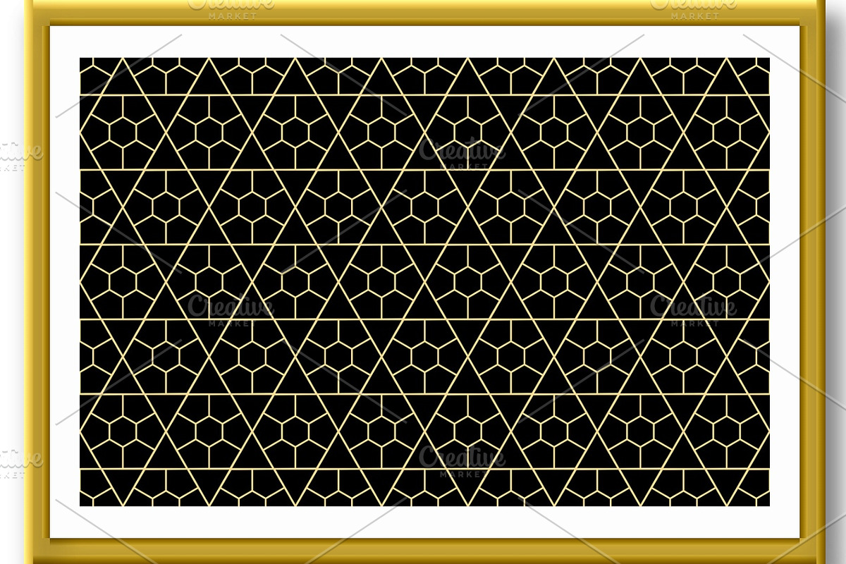 The geometric pattern with lines, a Background Graphic by RODINA (Photo 2 of 3)