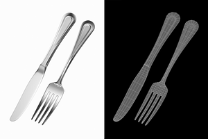 Classic Table Dinner Knife And Fork