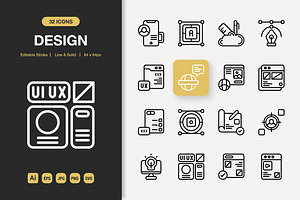 Design Icons, an Icon by Spacepixel Creative