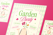 Garden Party Flyer Set, a Flyer Template by Annora Studio (Thumbnail 6 of 6)