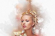 Tail-Wagging Watercolor Magic Action, an Action Add-On by MRI STUDIO (Thumbnail 2 of 9)