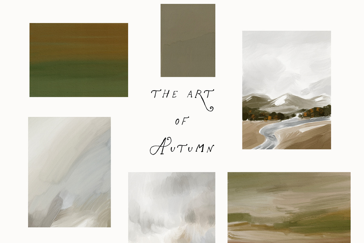 Hand-Painted Autumn Backgrounds, a Background Graphic by Lana Elanor (Photo 10 of 18)