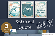 Spiritual Positive Quote Print Wall, a Poster Template by MagicLove Creations (Thumbnail 1 of 10)