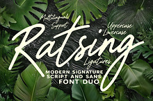 Ratsing Signature Script Sans Duo