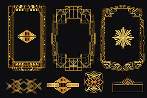 52 Art Deco Design Elements Vol.3