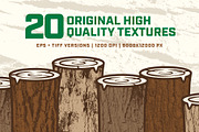 Tree Bark-Organic Wood Textures, a Texture Graphic by Slapshot Design Co (Thumbnail 2 of 8)