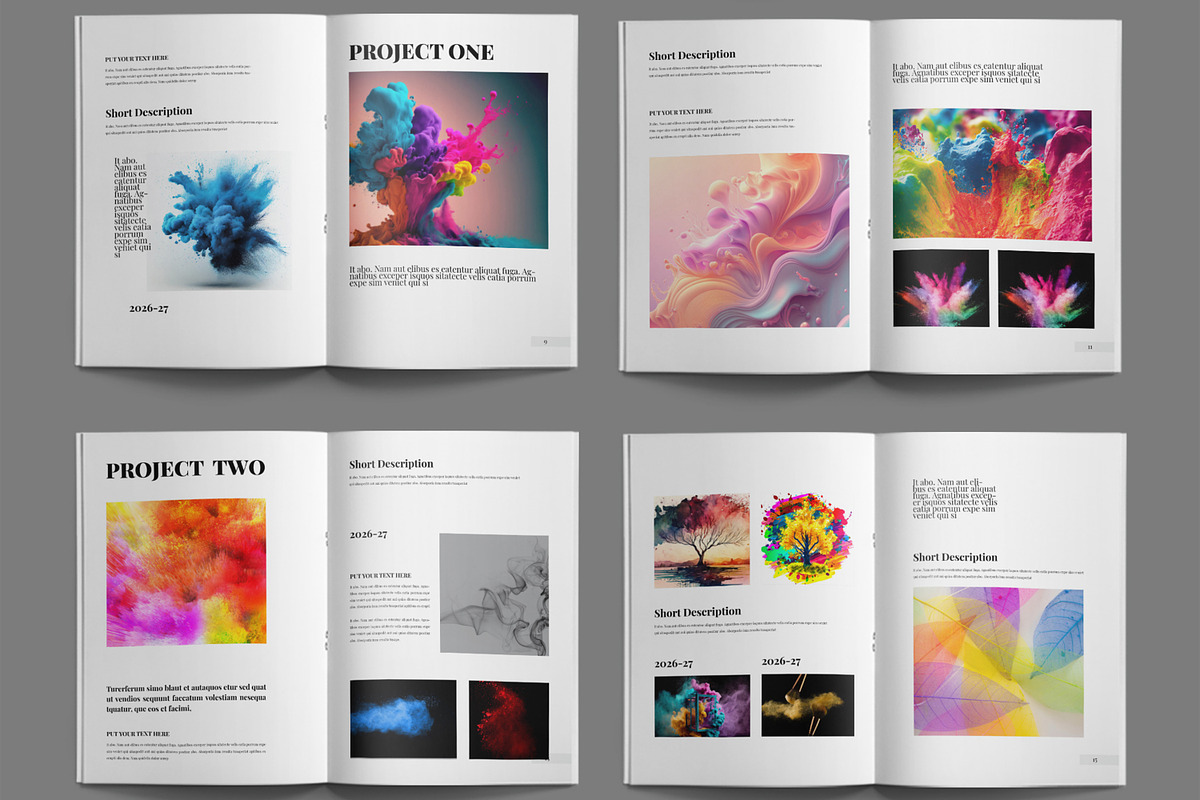 Graphic Design Portfolio Template, a Brochure Template by ContestDesign (Photo 3 of 3)