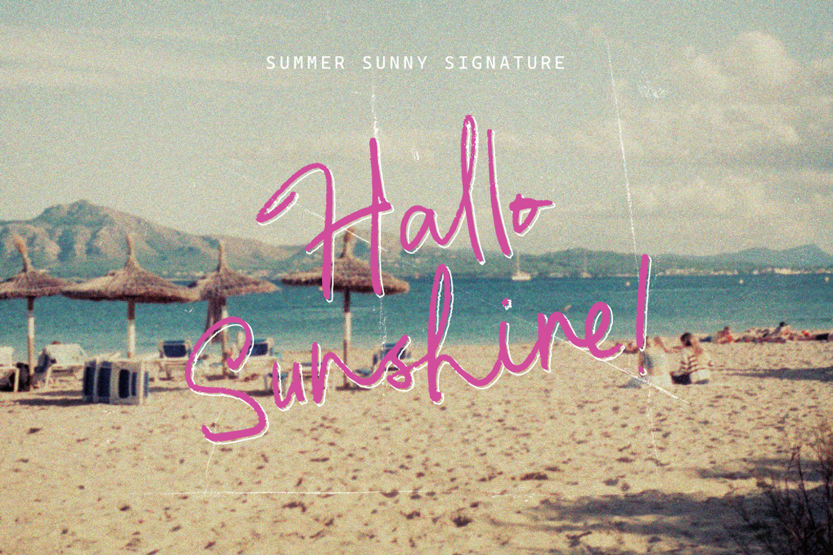 Summer Sunny - Pencil Handwritten, a Handwritten Font by tebaltipislab (Photo 2 of 13)