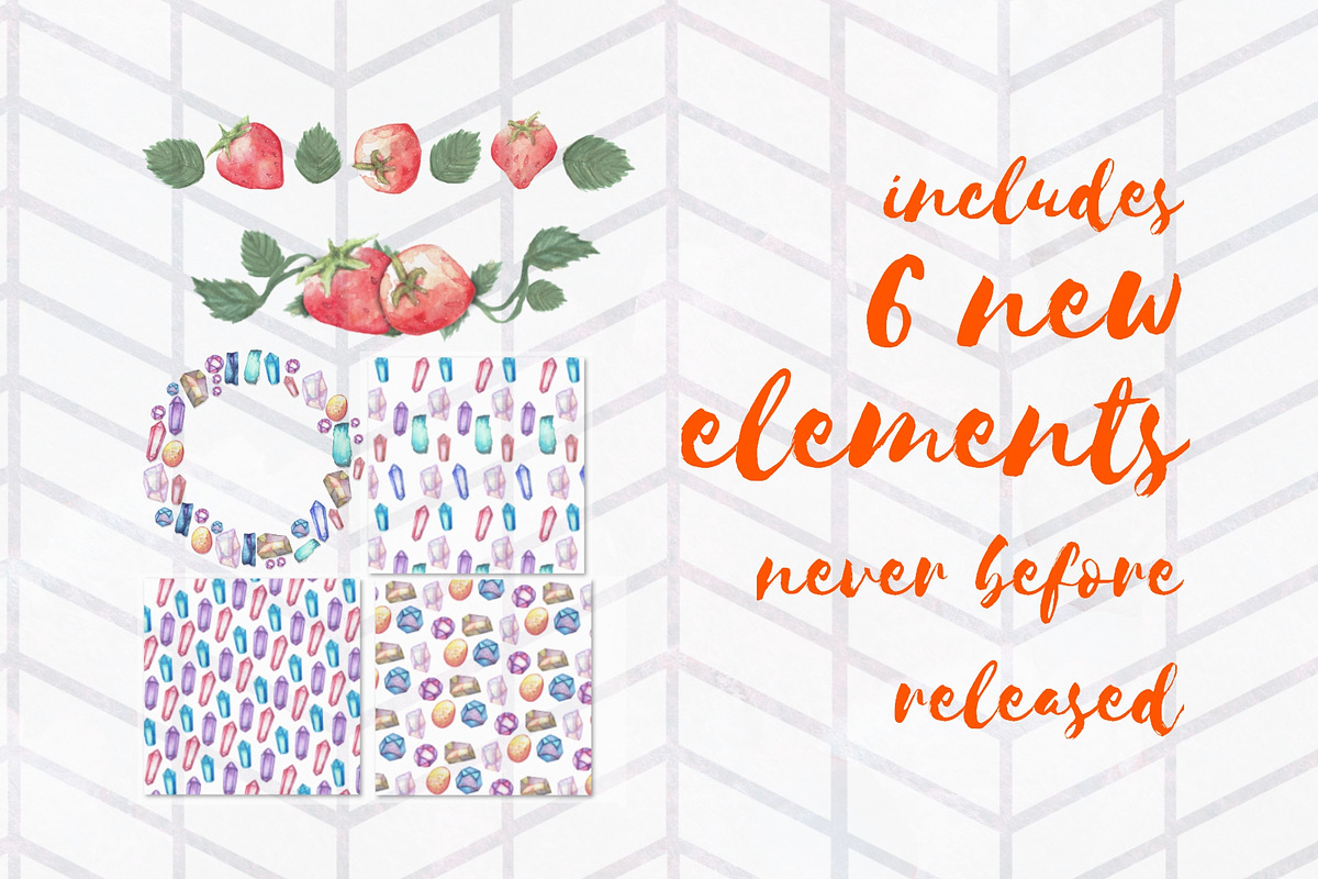 Summer Bundle - 136 elements, a Food Illustration by Tubigan Art (Photo 2 of 15)