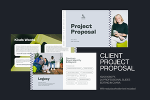AMIE Client Project Proposal, a Branding & Logo Template by Aire Studio