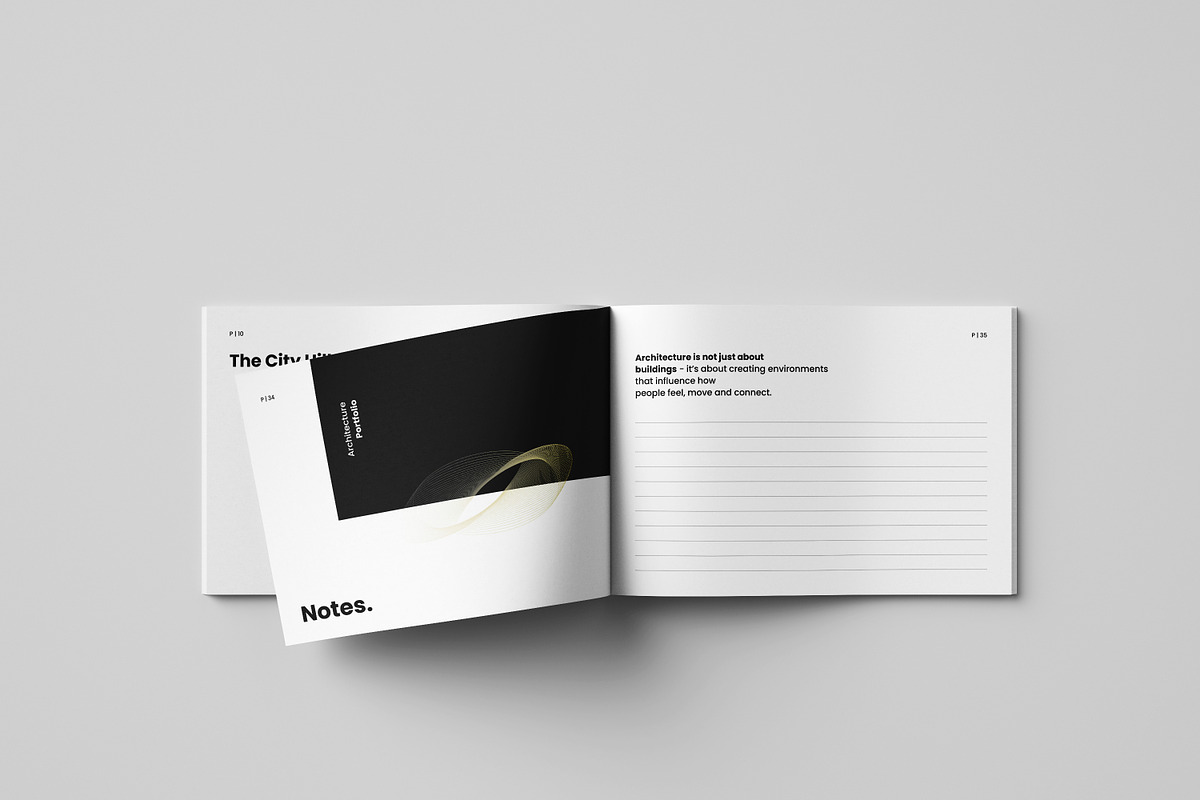 Architecture Portfolio Template, a Brochure Template by Spark_Creative (Photo 20 of 25)