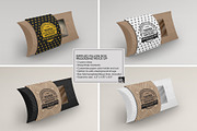 Rippled Pillow Box Packaging Mockup, a Packaging Mockup by INCDesign (Thumbnail 5 of 9)