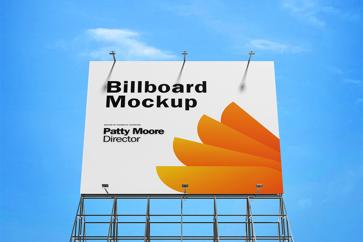 Outdoor Billboard Mockup, an Advertising Mockup by AnasStudio (Photo 3 of 4)