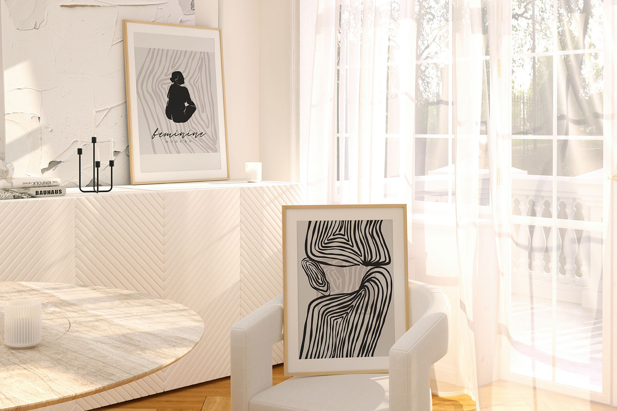 Feminine abstract poster gallery, a Person Illustration by Anastasy_helter (Photo 28 of 32)