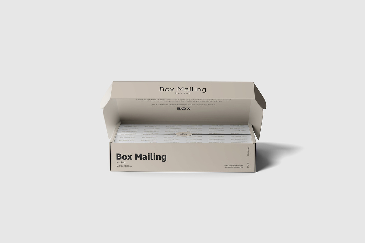 Mailing Box Mockup, a Packaging Mockup by scribrostudio (Photo 6 of 13)
