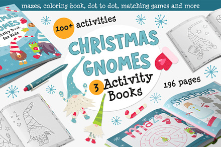Christmas Activity & Coloring Book, an Education Illustration by Nursery Art