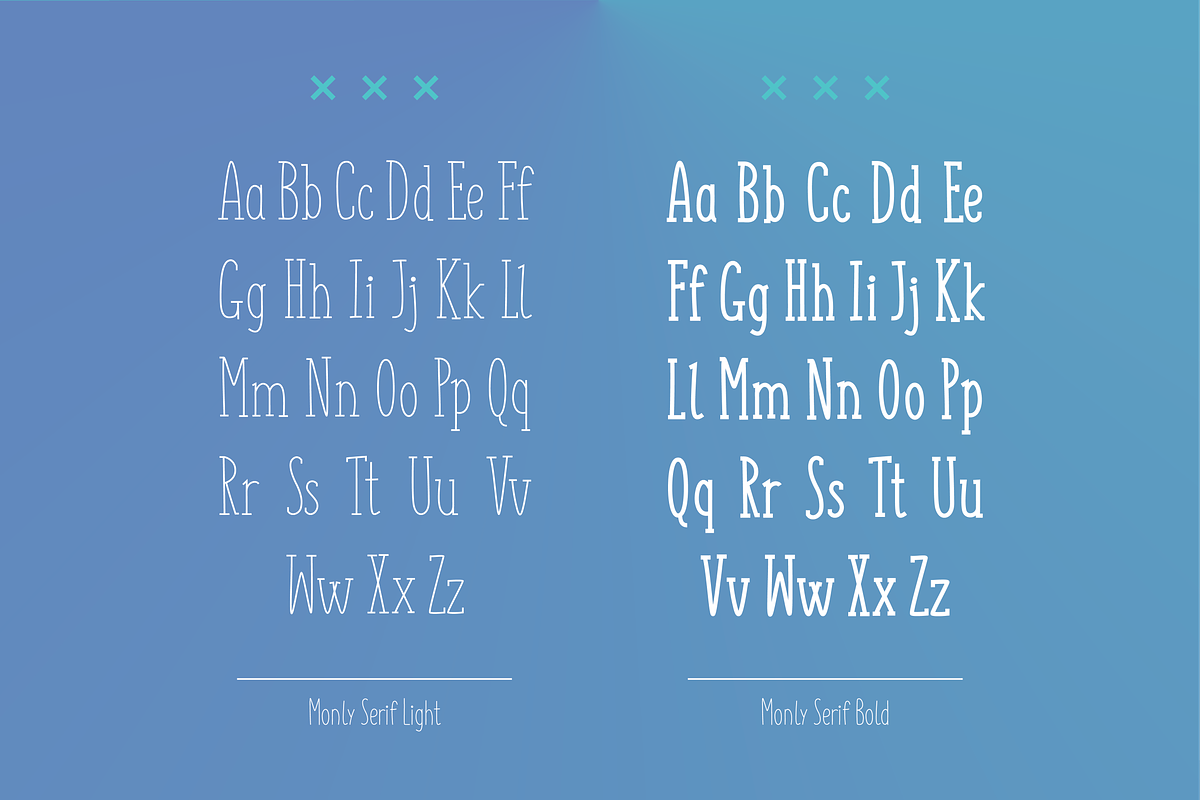 Monly Extended Font preview 7