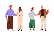 Handshakes of business people set, a Person Illustration by Good Studio (Thumbnail 5 of 5)