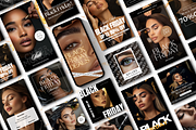 Black Friday Brow Technician Insta, a Social Media Template by DesignsbyMariaStudio (Thumbnail 1 of 10)