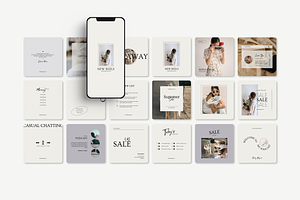 Ivory Instagram Social Media Kit