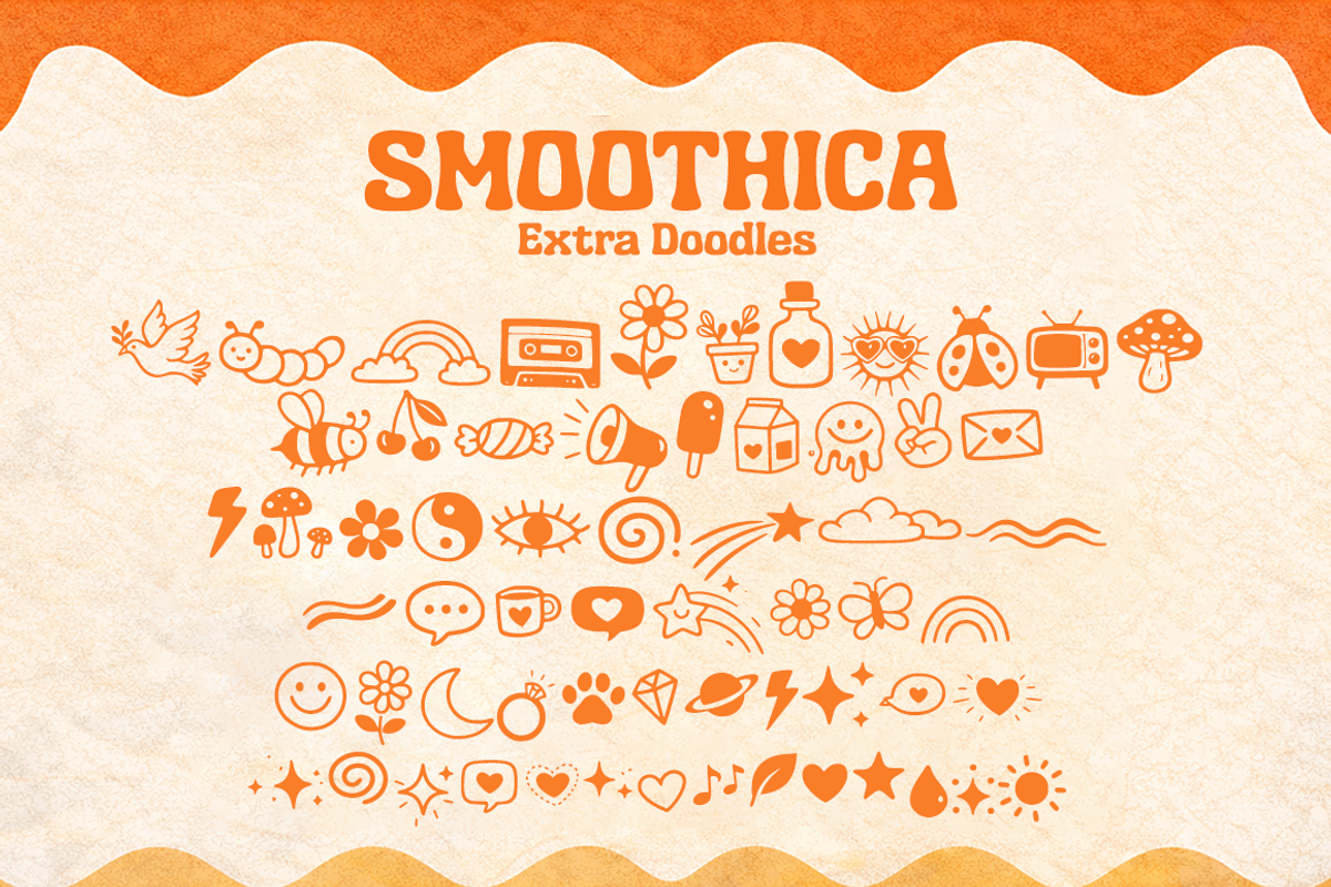 Smoothica Font, a Script Font by cocodesign (Photo 4 of 9)