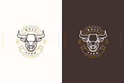 Outline Animal Badges, a Branding & Logo Template by blauananas (Thumbnail 2 of 8)