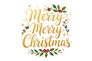 Merry Christmas Quote designs, a Seasonal Illustration by Creative design (Thumbnail 5 of 7)
